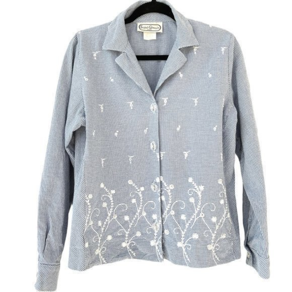 EUC‎ Vintage Saint Germain Paris button down